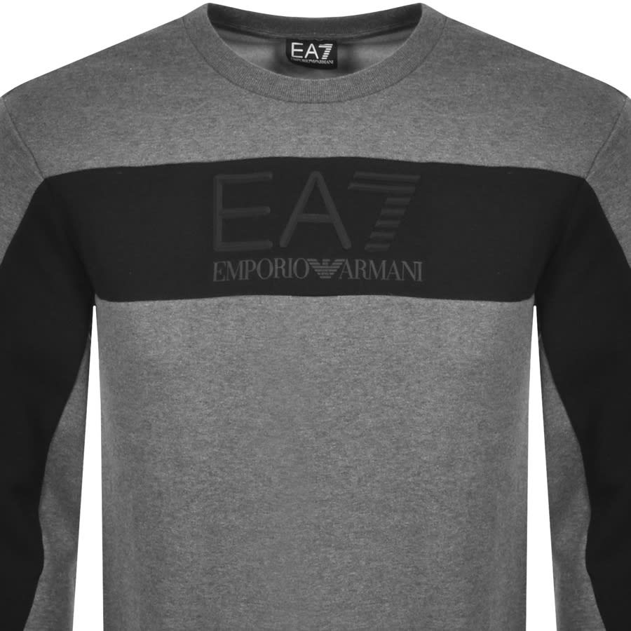 Alternative Image for ProductEA7 Emporio Armani Logo Sweatshirt Grey2